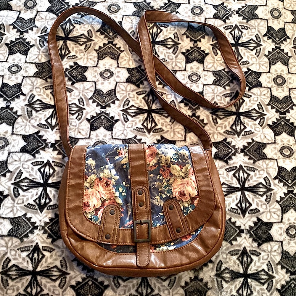 Flower bag// shoulder bag